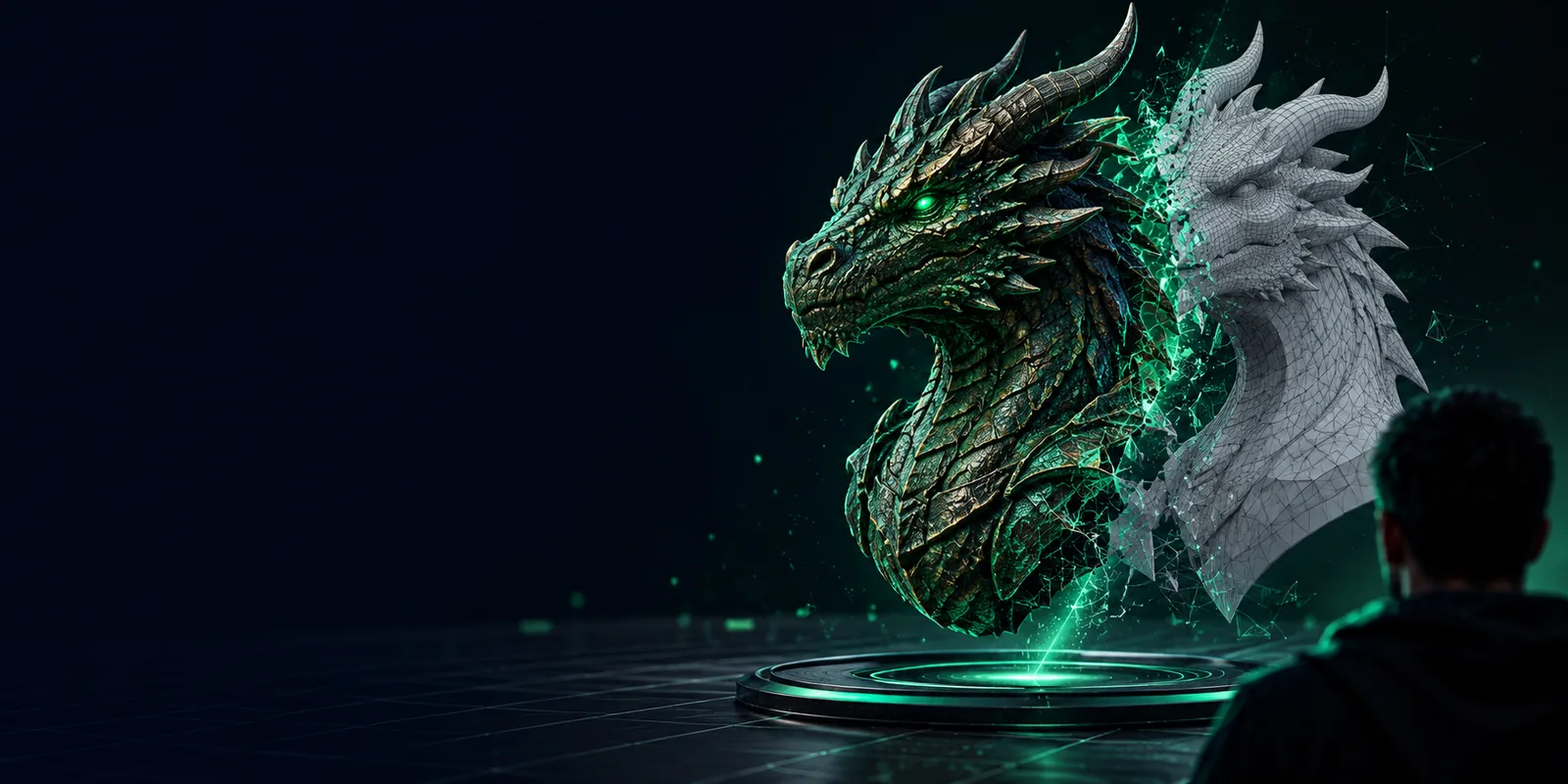 Ein 3D-Modell-Workflow, der zeigt, wie aus einem Quell-Asset ein fertiges Mesh wird