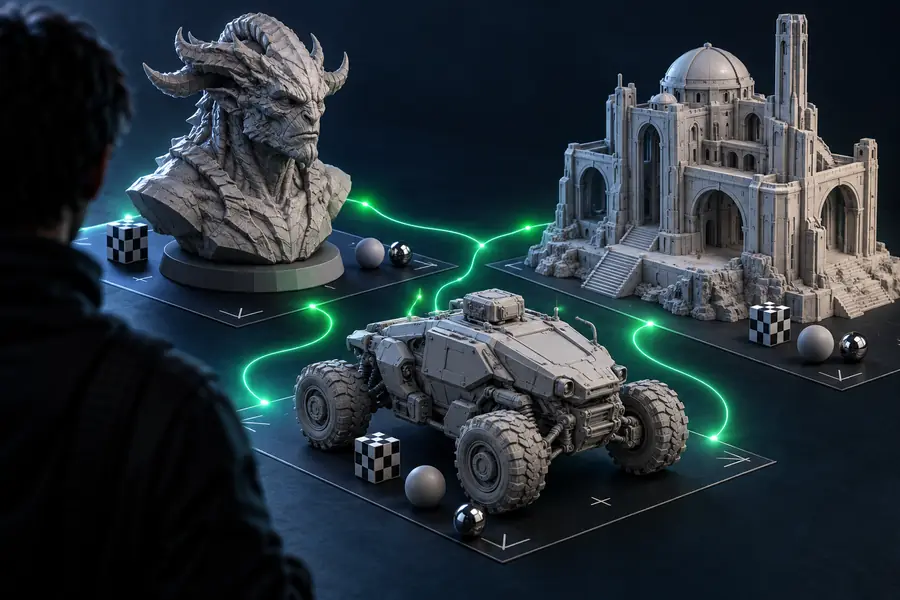 Vorbereitung des Quell-Assets